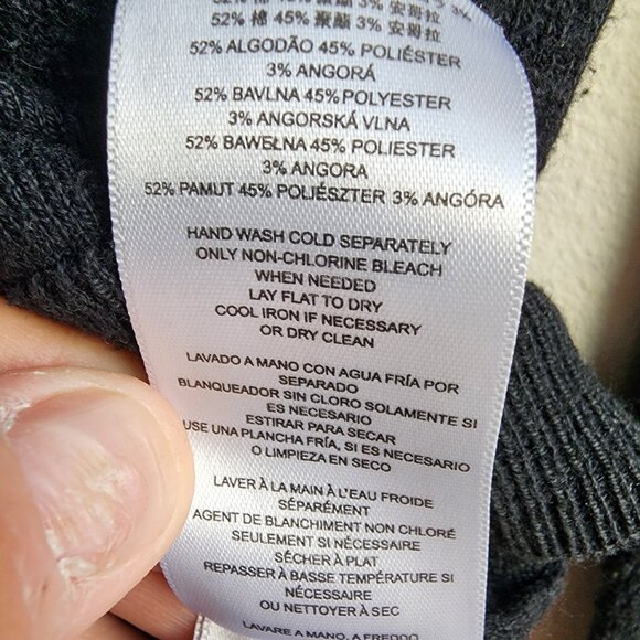 MICHAEL Michael Kors Black Zip-Up Cardigan Size Small - Picture 10 of 15